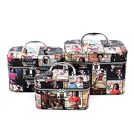 3 IN 1 MAGAZINE MICHELLE OBAMA COSMETIC CASE