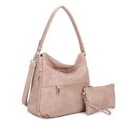 2-IN-1 Marley Hobo Crossbody and Wristlet Set