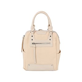STONE STUDDED SOFT LEATHER BACKPACK