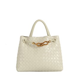 Fashion Woven Muse Brass Satchel