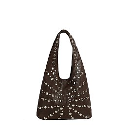 Silver Studded Shoulder Bag