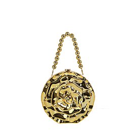 Acrylic Rose Flower Clutch Evening Bag