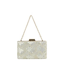 Shimmering Sequin Evening Bag Clutch