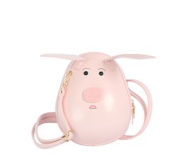 Pink Piglet Crossbody Bag