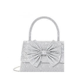 Glitter Bow Clutch
