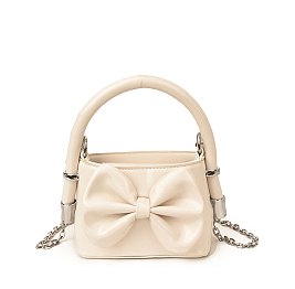 Patent PU Bow Satchel
