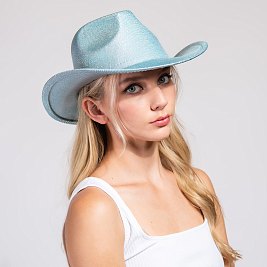 FASHIONABLE METALLIC COWBOY HAT