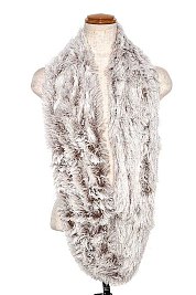 INFINITY FAUX FUR SCARF