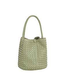 Fashion Woven Bucket Bag Satchel