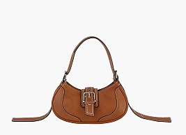 Fashion Buckle Flap Shoulder Bag Hobo