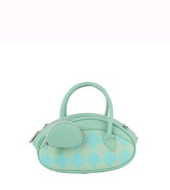 Argyle Check 2-in-1 Satchel