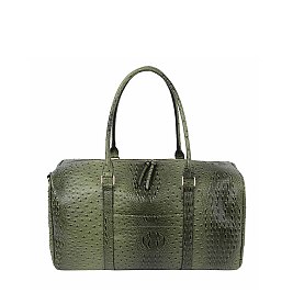 Ostrich Croc Duffle Bag
