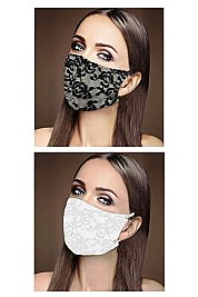 PACK OF 12 STYLISH LACE FACE MASK