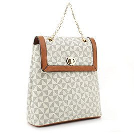 MONOGRAMED HANDBAG BACKPACK