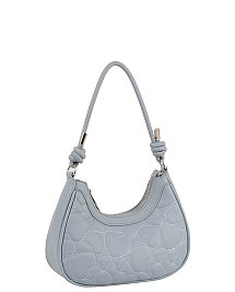 Heart Quilted Shoulder Bag