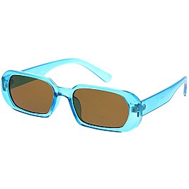 Pack of 12 Trendy Classic Rectangular Frame Sunglasses