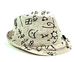 Summer Print Fedora Hat