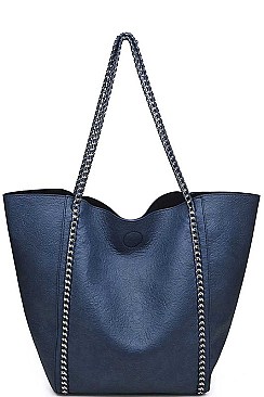 LEATHERETTE MATILDA TOTE BAG