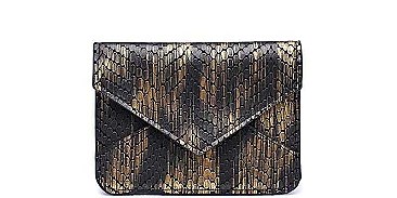 LUXURY FIFI FAUX SNAKE CARD HOLDER