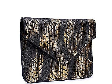 LUXURY FIFI FAUX SNAKE CARD HOLDER
