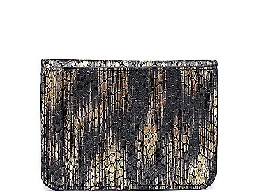 LUXURY FIFI FAUX SNAKE CARD HOLDER