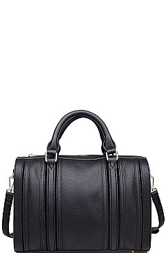 STYLISH TUX SATCHEL BAG WITH LONG STRAP JY-13030ML