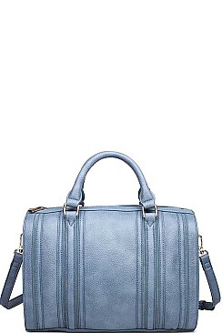 STYLISH TUX SATCHEL BAG WITH LONG STRAP JY-13030ML