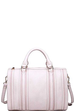 STYLISH TUX SATCHEL BAG WITH LONG STRAP JY-13030ML