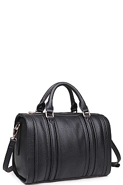 STYLISH TUX SATCHEL BAG WITH LONG STRAP JY-13030ML
