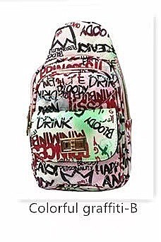 Trendy Graffiti Sling Bag