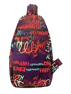 Trendy Graffiti Sling Bag