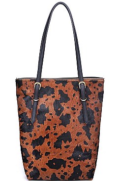 CALF HAIRED LUXURY EMERSON TOTE BAG JY-14540ML