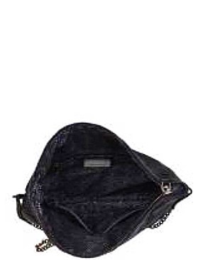 FAUX LEATHER LUXURY POPPY CLUTCH BAG WITH CHAIN SLING JY-14686ML