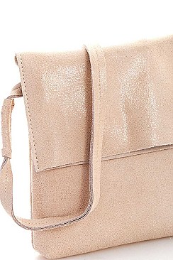 GENUINE LEATHER CROSSBODY BAG