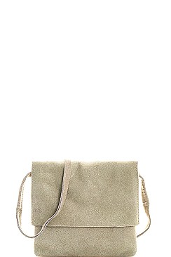 GENUINE LEATHER CROSSBODY BAG