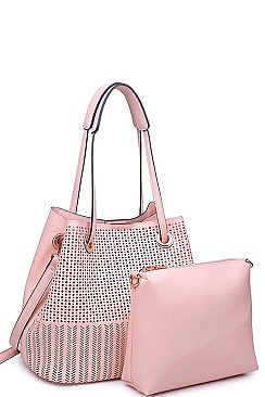 LUXURY CLARA 2IN1 FASHION SHOULDER/CROSSBODY BAG JY-15845ML