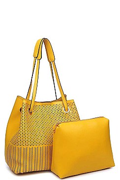 LUXURY CLARA 2IN1 FASHION SHOULDER/CROSSBODY BAG JY-15845ML