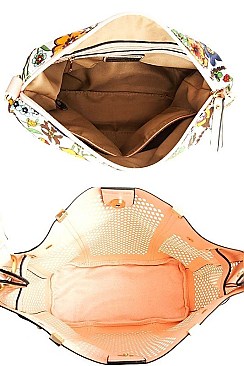 DESIGNER 2in1 HOT TRENDY HOBO BAG WITH LONG STRAP