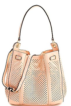 DESIGNER 2in1 HOT TRENDY HOBO BAG WITH LONG STRAP