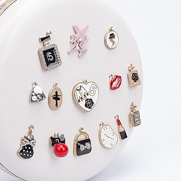 Charming 3D Accented Ring Handle Round Frame Satchel-Clutch