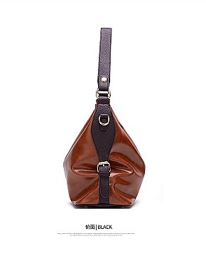 SOFT GLOSSY FASHION HOBO BAG