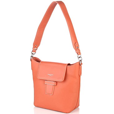 David Jones Shoulder Bag with buckle