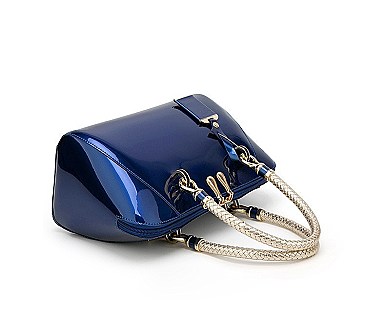 STYLISH CLASSIC CHAIN HANDLE DOME SATCHEL