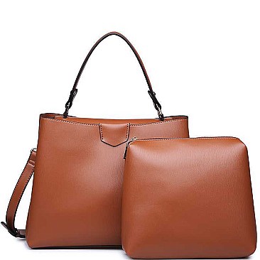 STYLISH LUXURY JESSAMY 2-PC SATCHEL BAG SET JY17431