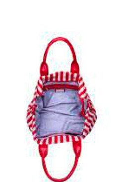 LUXURY BALI STRIPED CANVAS FASHION SATCHEL WITH LONG STRAP JY-17441ML