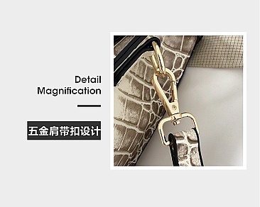 STYLISH ANIMAL PRINT SATCHEL