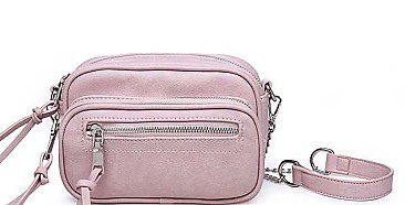LEATHERETTE LUXURY JADE CROSS BODY BAG