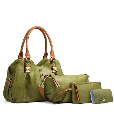 4-in-1 Sets Satchel / Shoulder Bag