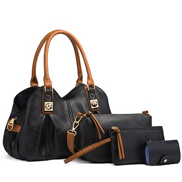 Retro 4-in-1 Sets Satchel / Shoulder Bag