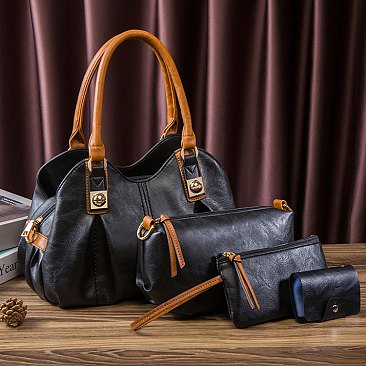 Retro 4-in-1 Sets Satchel / Shoulder Bag
